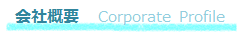 会社概要　Corporate Profile